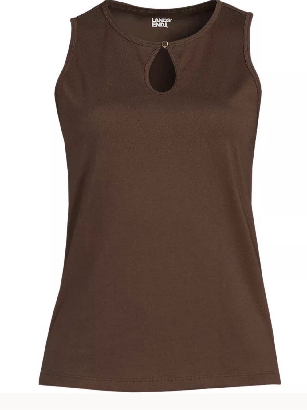 Lands' End Women’s Supima Keyhole Tank